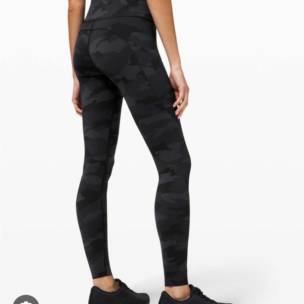 Lululemon Fast and Free Camo Leggings